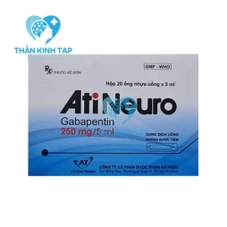 Thuốc Atineuro 250mg/5ml An Thiên - Điều trị động kinh, đau thần kinh