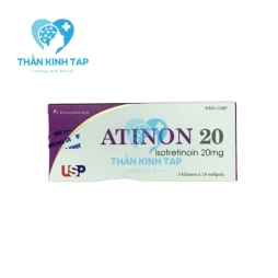 Atinon 20 - Điều trị bệnh trứng cá nặng hiệu quả