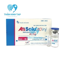 Atisolu 40mg - Thuốc giúp kháng viêm hiệu quả