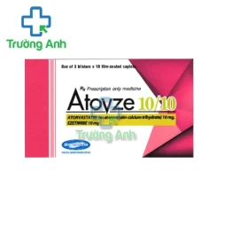 Atovze 10/10 - Thuốc điều trị tăng cholesterol máu