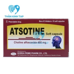 Atsotine Soft Capsule 400mg - Thuốc điều trị các chứng đột quỵ cấp