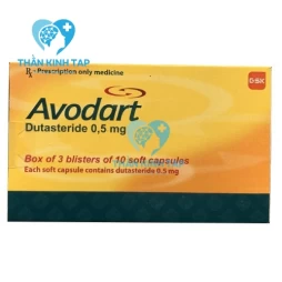 Avodart 0,5mg - Thuốc điều trị và phòng bệnh tuyến tiền liệt