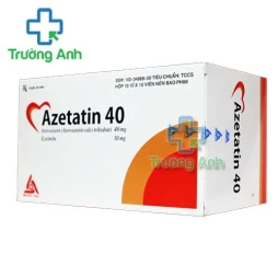 Azetatin 40 - Thuốc điều trị tăng cholesterol máu