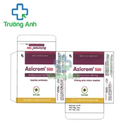 Azicrom 500 - Thuốc điều trị nhiễm khuẩn dùng đường uống