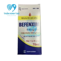 Befenxim 100mg/5ml - Điều trị viêm, nhiễm khuẩn