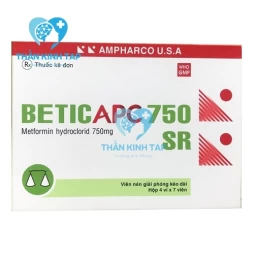 Beticapc 750 sr - Thuốc điều trị đái tháo đường tuýp 2