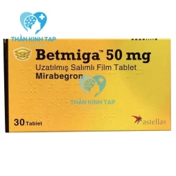 Betmiga 50mg - Thuốc điều trị hội chứng bàng quang tăng động