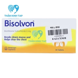 Bisolvon Tablets - Thuốc làm loãng đờm trong bệnh phế quản