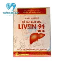 Bổ gan giải độc Livsin - 94 forte - Giúp bảo vệ, tăng cường chức năng gan