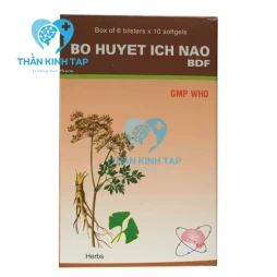 Bổ huyết ích não BDF Bidiphar - Điều trị chứng thiếu máu não, cải thiện bệnh Alzheimer