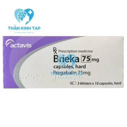 Brieka 75mg - Thuốc điều trị rối loạn lo âu, đau thần kinh