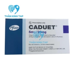 Caduet 5mg/20mg - Amlodipine + Atorvastatin Pfizer