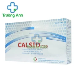 Calsid 1250 - Thuốc điều trị còi xương, loãng xương