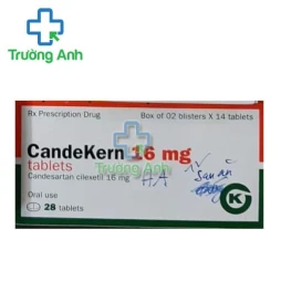 Candekern 16mg Tablet - Thuốc điều trị tăng huyết áp, suy tim