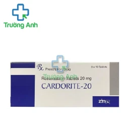 Cardorite 20 - Thuốc điều trị cholesterol trong máu cao