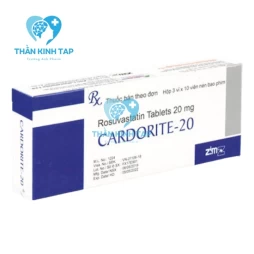 Cardorite 20 - Thuốc điều trị cholesterol trong máu cao