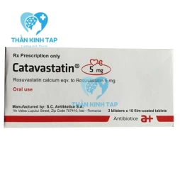 Catavastatin 5mg - Thuốc điều trị tăng cholesterol máu