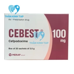 Cebest 100mg - Thuốc điều trị viêm, nhiễm khuẩn