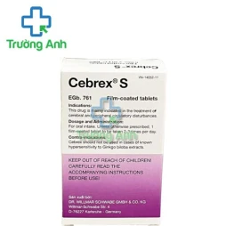 Cebrex S 80mg Willmar-Schwabe - Thuốc điều trị rối loạn tuần hoàn não, hội chứng não thực thể