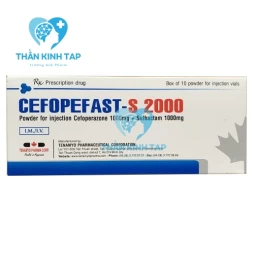 Cefopefast-s 2000 - Thuốc điều trị bệnh truyền nhiễm trùng