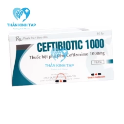 Ceftibiotic 1000 - Điều trị các bệnh lý nhiễm khuẩn hiệu quả