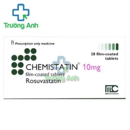 Chemistatin 10mg - Thuốc điều trị tăng cholesterol máu hiệu quả