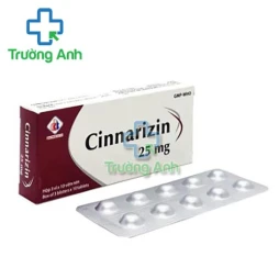Cinnarizin 25mg Domesco - Thuốc điều trị triệu chứng tiền đình và chống say xe