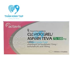 Clopidogrel/Aspirin Teva 75/100mg Actavis