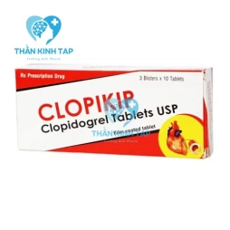 Clopikip - Thuốc điều trị các hội chứng mạch vành