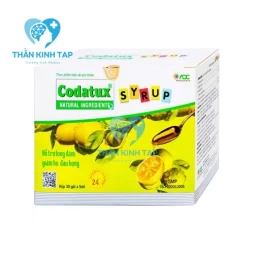 Codatux Syrup - Giúp long đờm, giảm đau rát họng do ho