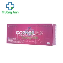 Corneil 2.5 - Thuốc điều trị tăng huyết áp, đau thắt ngực