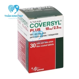 Coversyl Plus 10mg/2.5mg - Thuốc điều trị tăng huyết áp