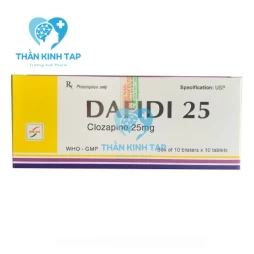 Dafidi 25 - Thuốc điều trị tâm thần phân liệt, rối loạn tâm thần