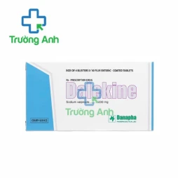 Dalekine 200mg Danapha - Thuốc điều trị bệnh động kinh, rối loạn hưng cảm-trầm cảm