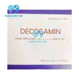 Decogamin 600mg Medisun - Thuốc điều trị đột quỵ, suy giảm trí nhớ