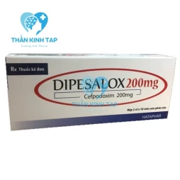 Dipesalox 200mg - Thuốc điều trị viêm xoang, viêm họng
