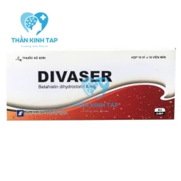 Divaser 8mg Davipharm - Thuốc điều trị hội chứng Meniere, chứng chóng mặt do tiền đình