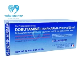 Dobutamine Panpharma 250mg/20ml - Điều trị mất bù tim