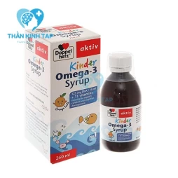 Doppelherz Kinder Omega-3 Syrup - Hỗ trợ phát triển trí não, thị lực bé yêu