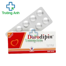 Dorodipin 10mg - Thuốc điều trị tăng huyết áp và đau thắt ngực