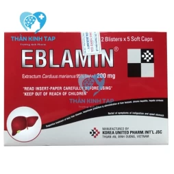 Eblamin - Thuốc hỗ trợ điều trị các bệnh lý về gan như viêm gan, xơ gan, gan nhiễm mỡ