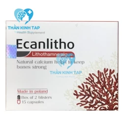 Ecanlitho - Hỗ trợ bổ sung canxi, tăng cường chiều cao hiệu quả