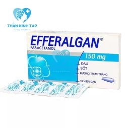 Efferalgan 150mg Upsa (viên đạn) - Thuốc giảm đau, hạ sốt cho trẻ em