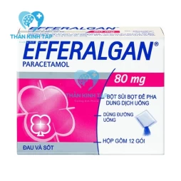 Efferalgan 80mg Bristol-Myers Squibb (bột) - Thuốc giảm đau, hạ sốt cho trẻ em