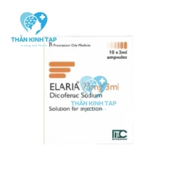 Elaria 75mg/3ml - Thuốc điều trị các cơn đau hiệu quả