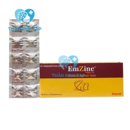 Emzinc tablets - Thuốc điều trị tiêu chảy và thiếu kẽm