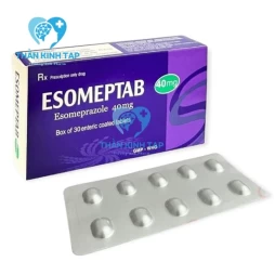 Esomeptab 40mg - Thuốc điều trị viêm loét dạ dày tá tràng