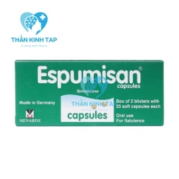 Espumisan Capsules - Thuốc điều trị chứng đầy hơi, chướng bụng 