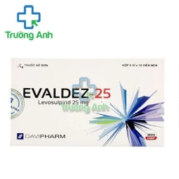 Evaldez 25mg Davipharm - Thuốc điều trị tâm thần phân liệt