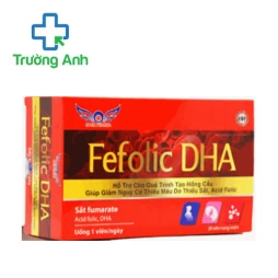 FEFOLIC DHA - Bổ sung sắt ngăn ngừa thiếu máu